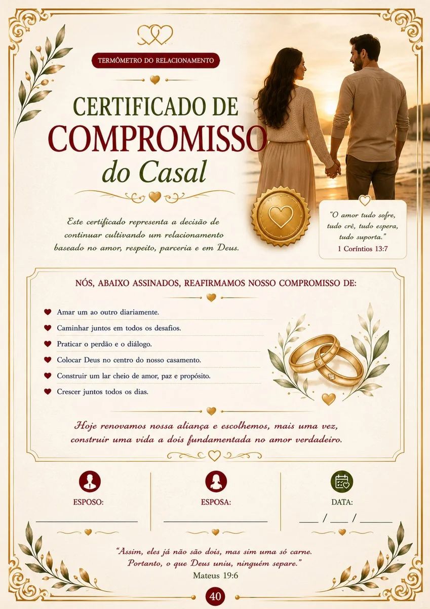 Certificado de Compromisso do Casal
